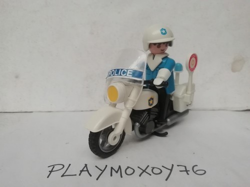 PLAYMOBIL. TIENDA PLAYMOXOY76. POLOCIA MOTORISTA CON SU MOTO REF. 3564. - Picture 3 of 4