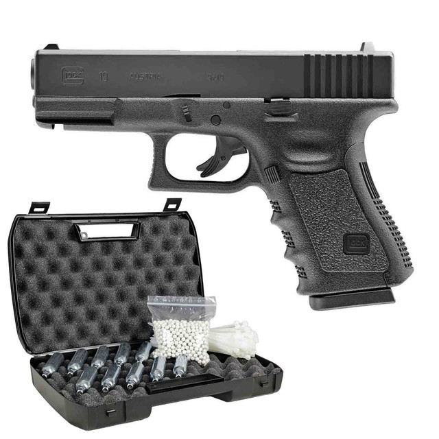 Glock 19 Softair Co2 Pistole Kaliber 6 Mm Bb Nbb 0 5 Joule P18 Gunstig Kaufen Ebay