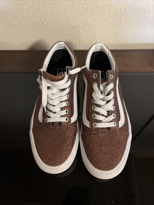 vans glitter bronze