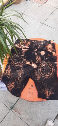 Womens Hecate Goddess Childbirth Death Rebirth Goth Halloween Shorts UK 14 - Picture 3 of 12