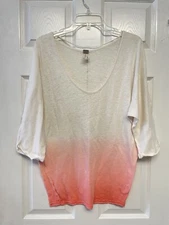 Free People We The Free Strawberry Ombre Top Oversized Small