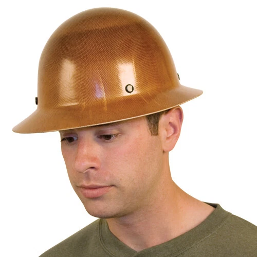 Каска MSA 475407 TAN Skullgard с полями и подвеской с храповиком для быстрой езды - Изображение 2 из 3