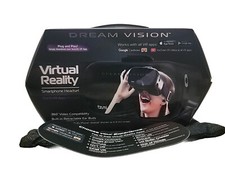 DREAM VISION TZUMI VIRTUAL REALITY SMARTPHONE HEADSET 4586B IOS ANDROID BLACK VR