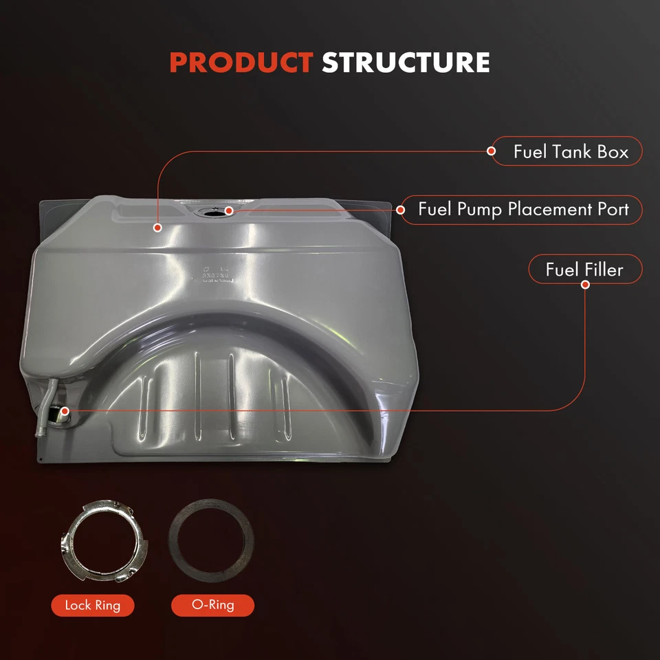 Tanque de combustible de 19 galones para Dodge Charger Coronet 1966-1967 Plymouth Belvedere GTX Foto 2 de 4