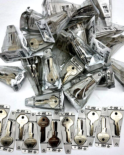 132x Hillman KeyKrafter House/Office Universal Key Blank 264 M70 Single ...