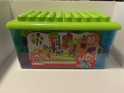 CoComelon Melon Patch Academy 53 Large Building Blocks Set Includes 6 ...