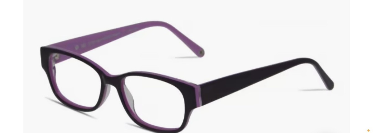 Muse Cali Purple Rectangle Eyeglasses Frames 35-001193 51-15-145