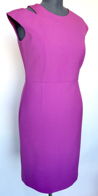 hugo boss purple dress