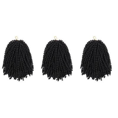  3 Count Dreadlocks-Perücke Baby Lockige Perücken Für Schwarze Frauen