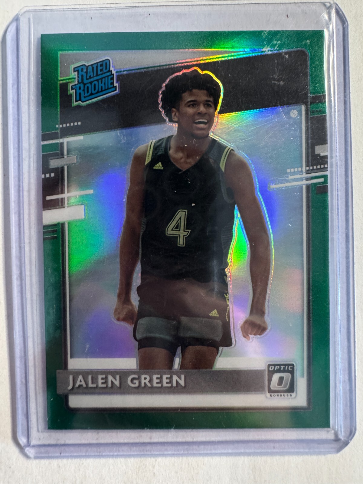 K297,010 - 2021-22 Panini Chronicles Draft Picks Green #204 Jalen Green/Optic