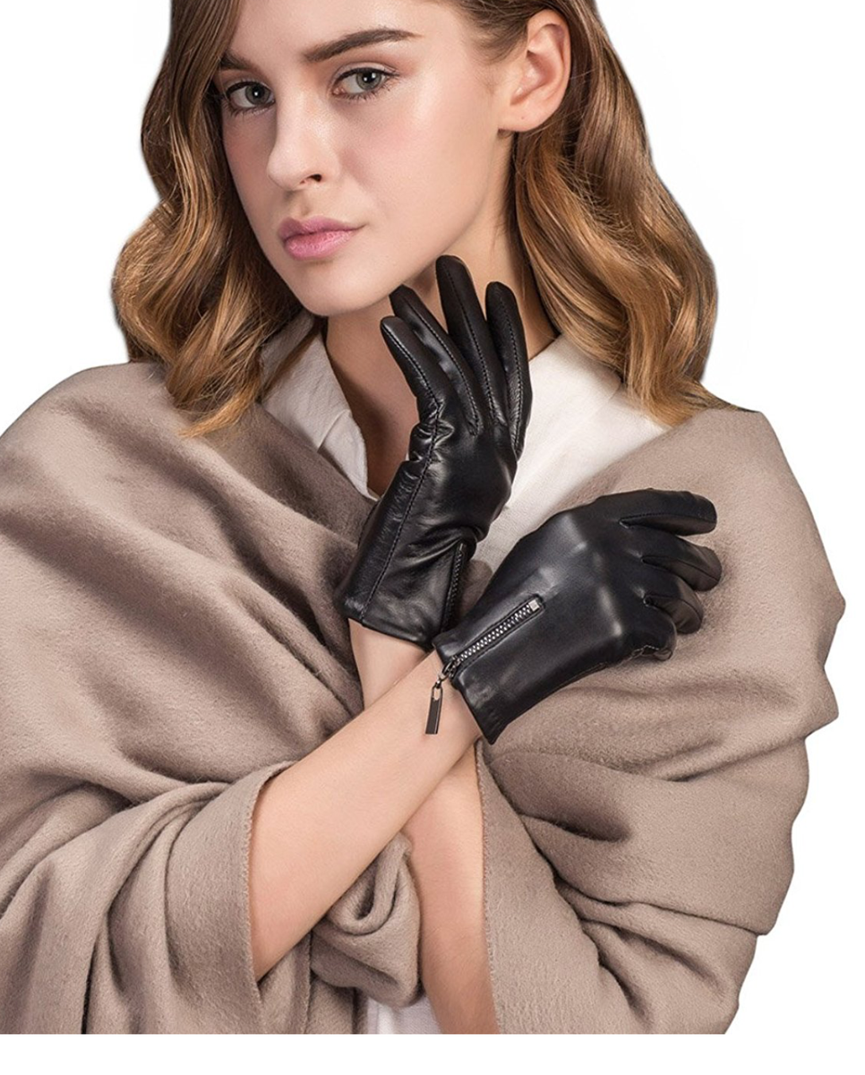Genuine Sheep Leather Women Driving Gloves | eBay
