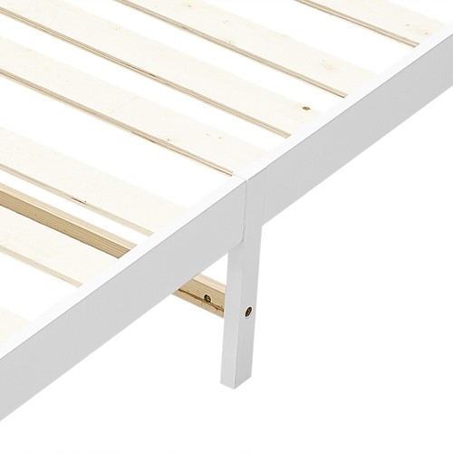 Panana White Single 3ft Double Bed 4 ft 6 Pine Wooden Bed Frame for Adults, Kids - Picture 15 of 53