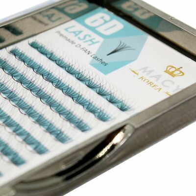 6D Lashes Volumen Wimpern Premade fertige Fächer Wimpernverlängerung C, D-Curl
