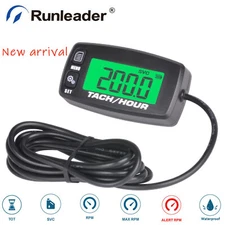 Digital Tach/HourMeter Maintenance Reminder For Lawn Mower Generator Snow Blower