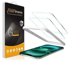 2X Tempered Glass Screen Protector for iPhone 15/ iPhone 16 (6.1 inch) (W/ Tray)