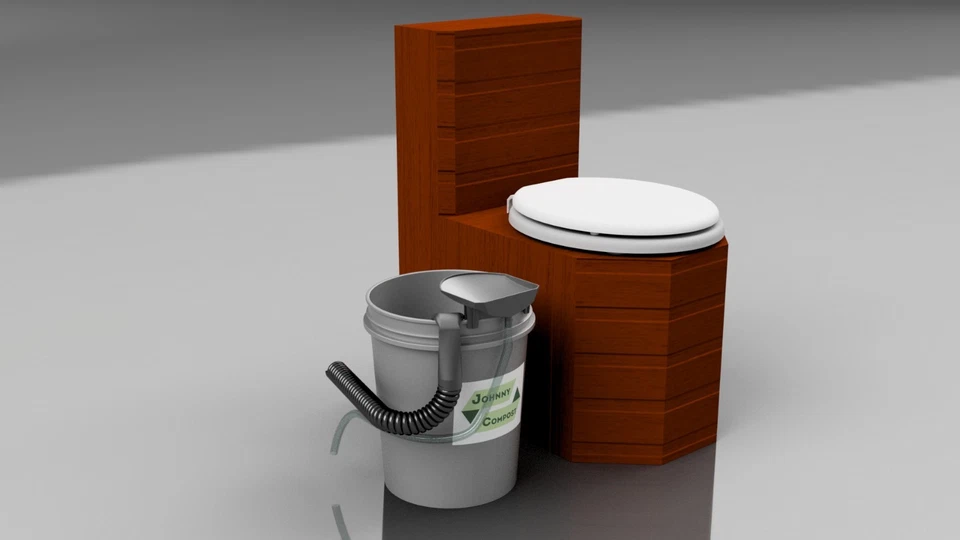 DIY Composting Toilet Urine Diverter, "Snap-On" Model - Image 4 of 4