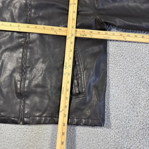 Giacca donna Hawke & Co Outfitter pelle stile Detroit 18/20 marrone invecchiato - Foto 6 di 10