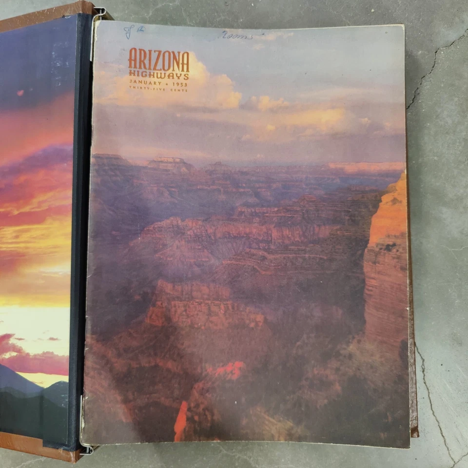 RARE 1953 ARIZONA HIGHWAYS 12 ISSUES COMPLETE FULL YEAR BINDER JANUARY- DECEMBER Foto 3 de 4