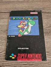 ebay® Auktion 334750872139 | Spielanleitung Super Nintendo Super Mario World PAL Version sehr guter Zustand Thumbnail of ebay® auction 334750872139 | Spielanleitung Super Nintendo Super Mario World PAL Version sehr guter Zustand