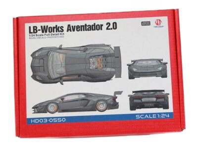 Hobby Design 1/24 Resin Full Model Kit LB Works Aventador ver.2.0