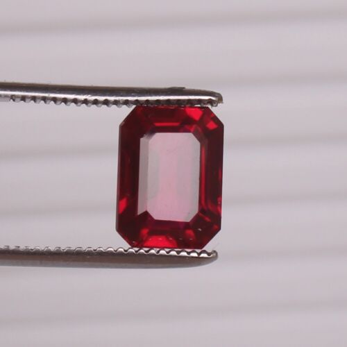 Natural Mozambique Red Ruby 4.60 Ct Top Quality Octagon Loose Certified Gemstone - Picture 1 of 7