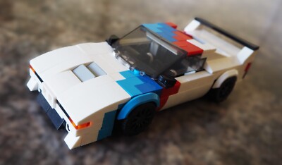 BMW M1 DTM Sportwagen Ziegel Modell MOC - 362 Stück, 8 Bolzen breit