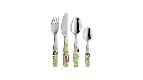 Zwilling Kinderbestecke Jungle 4-Tlg. Kinderbesteck Besteck 18/10 Edelstahl-image