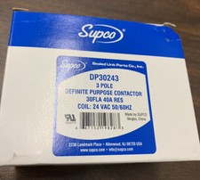 SUPCO CONTACTOR 30A 24V 3-POLE DP30243