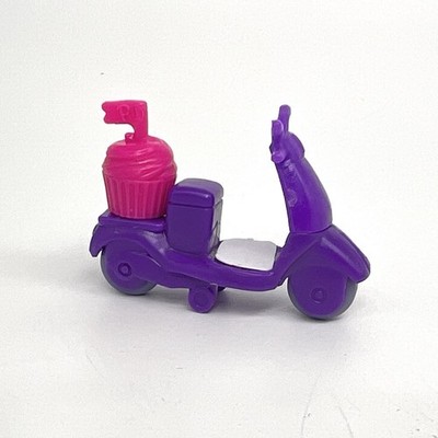 Polly Pocket Mini Cupcake Scooter ONLY Replacement Purple 2017 Sweet Treat Cafe