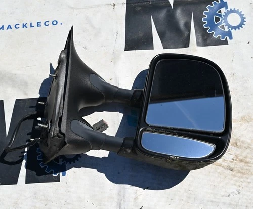 2003 Ford F250 Right Side Power Mirror Tow Mirror Black RH Side View Mirror FADE