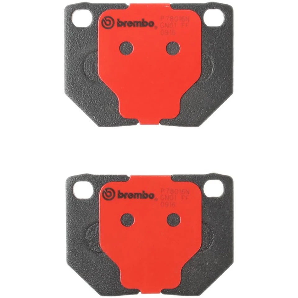 Pastilhas de freio dianteiras + traseiras Brembo de cerâmica - OEM compatível com Subaru Impreza 2006-2007 - Imagem 4 de 4