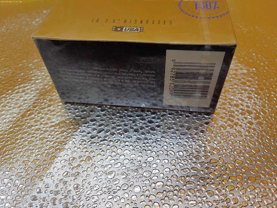 KAO Lote 10 Disquete Ordenador 3.5" IBM PC MF2HD 1993 Alta Densidad Foto 4 de 4