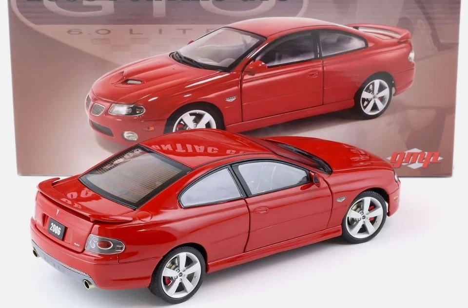 GMP - Voiture coupé de 2006 couleur rouge – PONTIAC GTO - 1/18 - GMP-18980 - Photo 3/4
