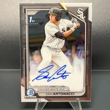 SAM ANTONACCI ON CARD AUTO 2024 Bowman Draft 1st #CPA-SA Chicago White Sox