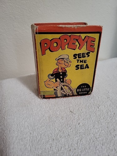 Vintage Popeye See's The Sea Big Little Book 1936 No 1163