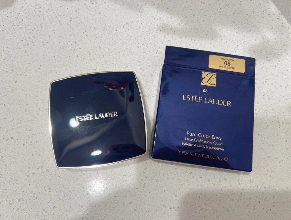 Sombra de ojos Estee Lauder Pure Color Envy Luxe Quad 08 Wild Earth 0,21 oz 6 g Foto 2 de 3