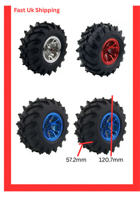 1/10 RC Monstertruck Räder und Reifen, einfach wow, upgraden Sie Ihre Traxxas, UK Post