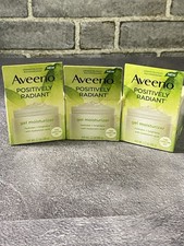 Aveeno Positively Radiant Gel Moisturizer All Skin Types 1.7 oz Lot Of 3