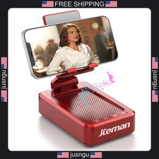Bluetooth Speaker with Phone Stand for 4-13 Inch Devices, Adjustable  Foldable