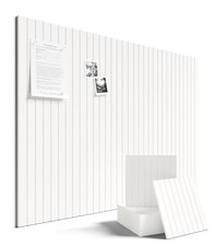 Large Felt Bulletin Board 48" x 36" Cork Board Alternative-12 Pack with 70 Sa...