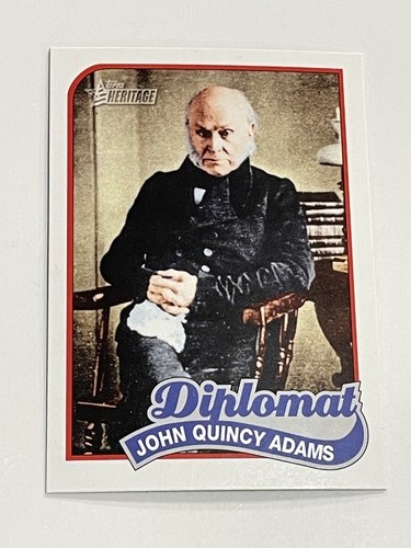 John Quincy Adams #AP6 2009 Topps American Heritage Presidents card