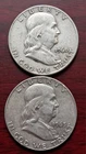 (SILVER) 1960/1963 Benjamin Franklin Half Dollars