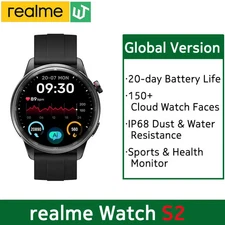 Global Version realme watch S2 SmartWatch Blood Oxygen Sensor 1.43'' AMOLED