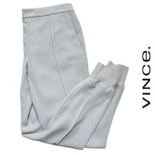 Vince Pintuck Jogger Pants Elastic Waist Pull On Tailored Athleisure Sz: M