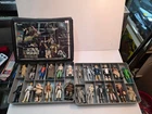 Star Wars Vinyl Action Figure Carrying Collector's Case w/ Trays w/Figures