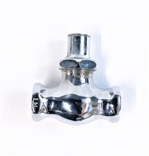 CHICAGO FAUCET CHROME 1/2" STRAIGHT STOP WITHOUT KEY 45-1 NOS