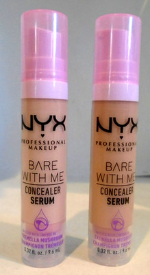 NYX Bare With Me Concealer Serum BWMCCS01 Fair & BWMCCS2.5 Medium Vanilla SET