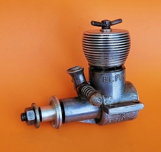 Elfin 1 49cc Modell Diesel Motor in Box