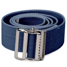 TIDI Gait Belt 74" Navy Blue Walking Transfer Belt for Therapy Care