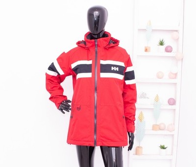 Helly Hansen Jacke Kapuze Segeln Rot OffShore HELLYTECH Protection Jnr 176/16